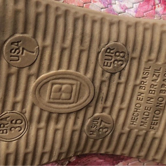 Paver Womens Pink Purple Sneak Skin Printed ballet slip on shoes Size 38/7US - Picture 12 of 13